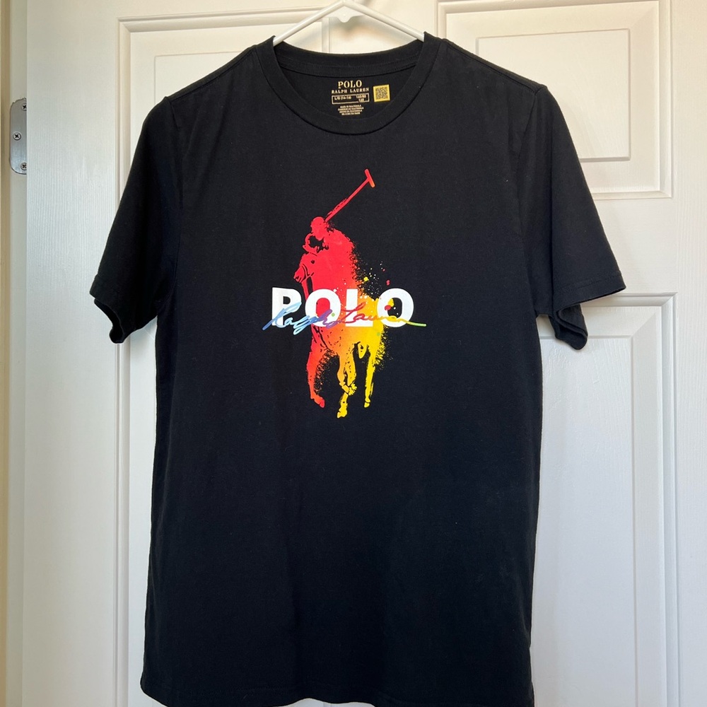 Polo by Ralph Lauren Big Pony Paint Splatter. Slim fit Size boys 14-16